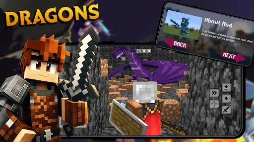 Скриншот 8 — Моды RPG Dragon для Minecraft