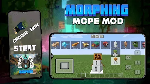 Скриншот 1 — Мод Морфинг Браслет MCPE