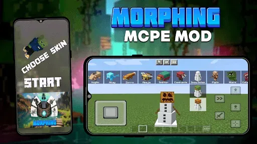 Скриншот 6 — Мод Морфинг Браслет MCPE