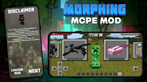 Скриншот 8 — Мод Морфинг Браслет MCPE