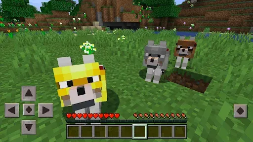 Скриншот 5 — Мод на броню волка для MCPE