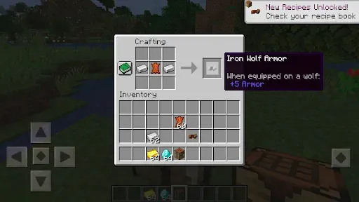 Скриншот 8 — Мод на броню волка для MCPE