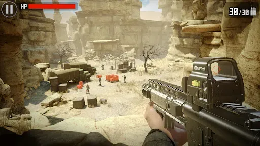 Скриншот 1 — Zombie Sniper War 3 - Fire FPS