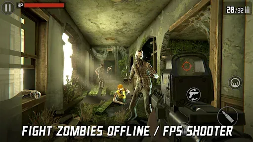 Скриншот 6 — Zombie Sniper War 3 - Fire FPS