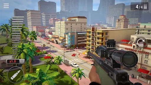 Скриншот 1 — Vice Sniper: Crime Shooting 3D