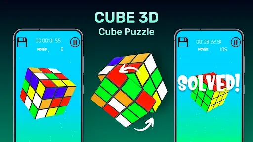 Скриншот 1 — Cube 3D - Cube Puzzle