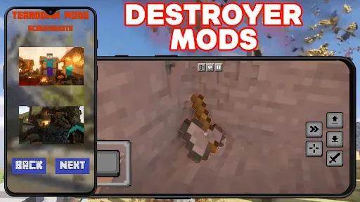 Скриншот 4 — Моды Destroy для Minecraft PE