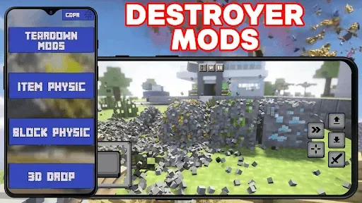 Скриншот 6 — Моды Destroy для Minecraft PE