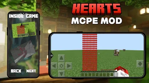 Скриншот 4 — Мод Heart Containers Minecraft