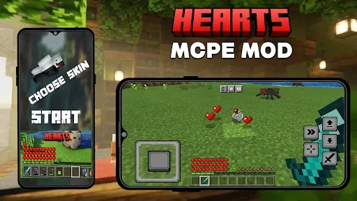 Скриншот 6 — Мод Heart Containers Minecraft