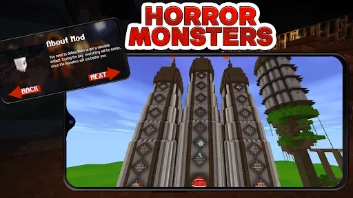 Скриншот 3 — Horror Mod Beats Minecraft PE