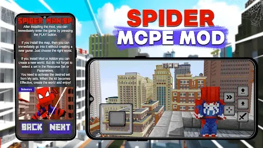 Скриншот 5 — Мод Паук для Minecraft PE