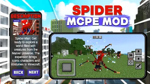 Скриншот 7 — Мод Паук для Minecraft PE