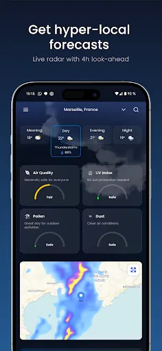 Скриншот 2 — WeatherX: AI Radar