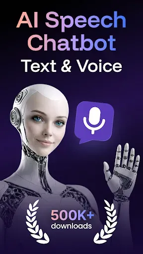 Скриншот 1 — AI Speech Chatbot Text & Voice