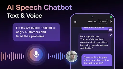 Скриншот 7 — AI Speech Chatbot Text & Voice