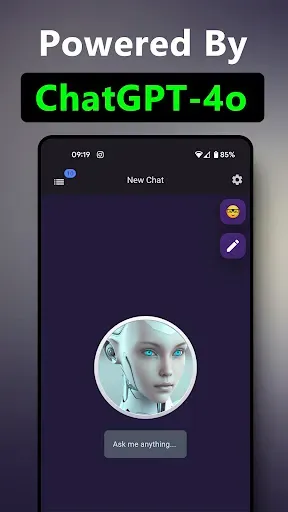 Скриншот 1 — А.И. Голосовой чат AI мудрость