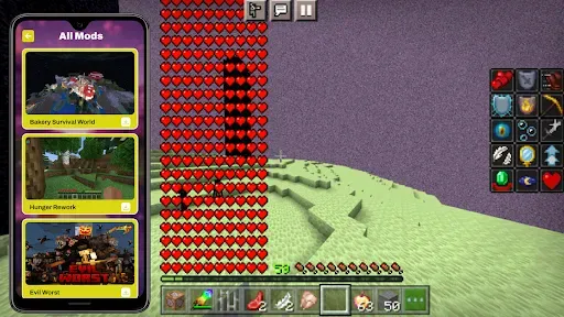Скриншот 8 — Heart Containers Mod Minecraft