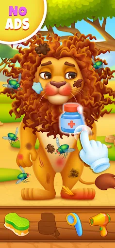 Скриншот 2 — Safari Animals Games For Kids