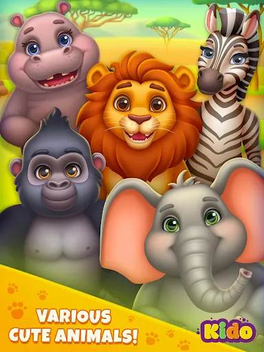 Скриншот 8 — Safari Animals Games For Kids