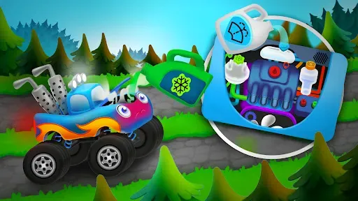 Скриншот 3 — Cars Racing Games For Kids