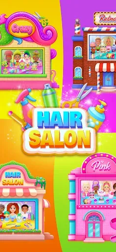 Скриншот 5 — Hair Salon Games For Kids