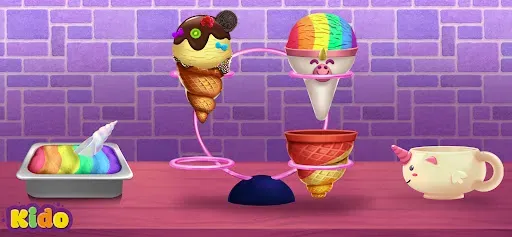 Скриншот 4 — Ice Cream Making Game For Kids