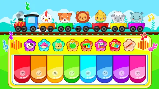 Скриншот 1 — Baby Piano Games & Kids Music