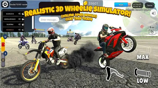 Скриншот 2 — Wheelie King 8 - Online racing