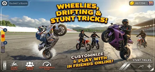 Скриншот 4 — Wheelie King 8 - Online racing