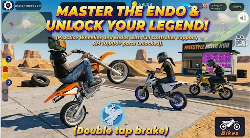Скриншот 6 — Wheelie King 8 - Online racing