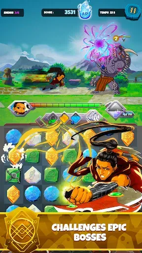 Скриншот 4 — Aurion KGF: Match 3 RPG