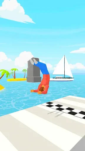 Скриншот 1 — Backflip Master - Parkour Game