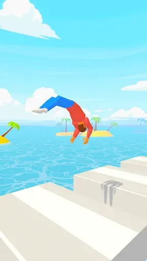 Скриншот 2 — Backflip Master - Parkour Game