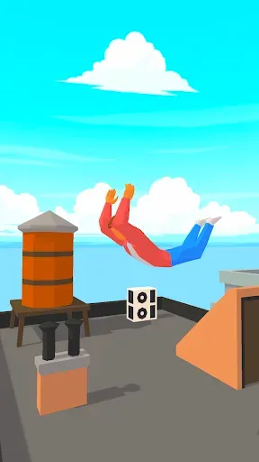 Скриншот 4 — Backflip Master - Parkour Game