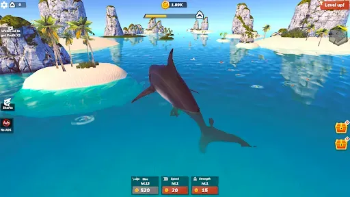 Скриншот 7 — Idle Shark 2-Mega Tycoon Game