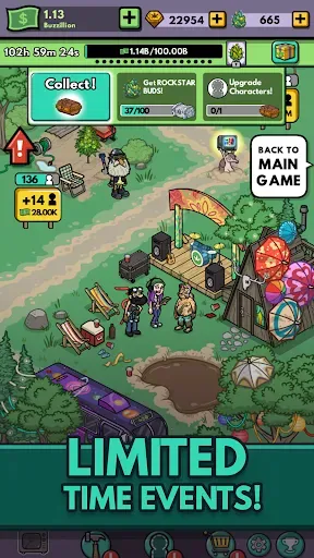 Скриншот 3 — Bud Farm: Idle Tycoon