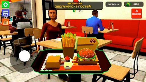 Скриншот 5 — Burger Restaurant Simulator 3D