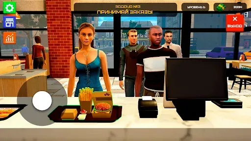 Скриншот 7 — Burger Restaurant Simulator 3D