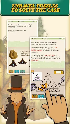 Скриншот 3 — Layton: Curious Village in HD