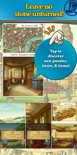 Скриншот 5 — Layton: Diabolical Box in HD