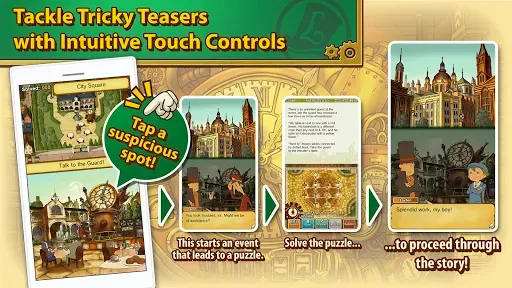 Скриншот 3 — Layton: Unwound Future in HD