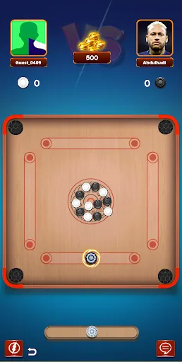 Скриншот 1 — Carrom board game: Disc Game