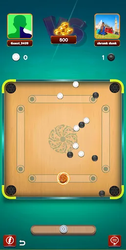 Скриншот 2 — Carrom board game: Disc Game