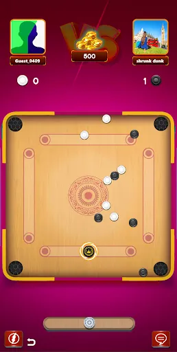 Скриншот 3 — Carrom board game: Disc Game