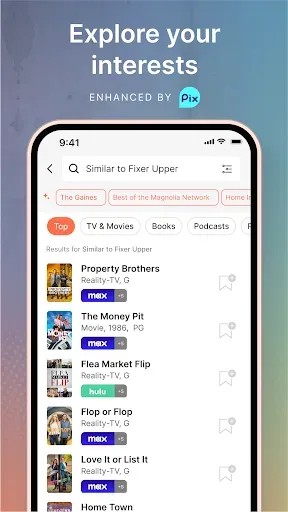 Скриншот 2 — Likewise: Entertainment Picks