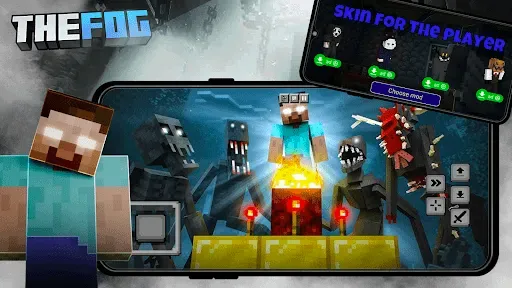 Скриншот 1 — Mod Creatures of the Fog MCPE