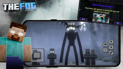Скриншот 4 — Mod Creatures of the Fog MCPE