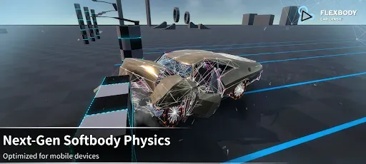 Скриншот 1 — Flexbody Car Crash: Soft Body