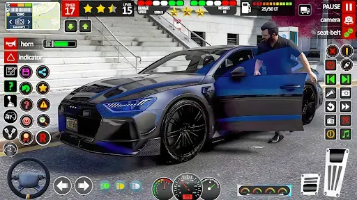 Скриншот 1 — City Car Driving-Car Games Sim